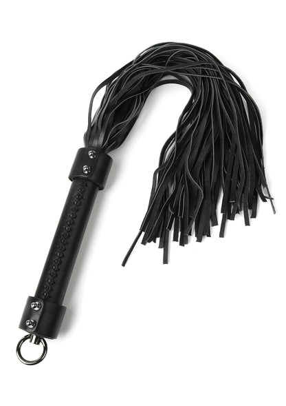 Bestel: Genuine Leather Whip 55cm by Hidden Desire - bij Happytoys: de erotische sex webshop | liever Happy dan Easy ⭐⭐⭐⭐⭐ - Default Title - 20010 - BLACK