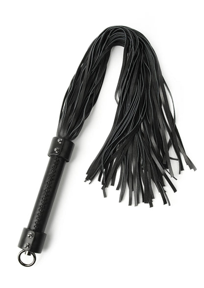 Bestel: Genuine Leather Whip 75cm by Hidden Desire - bij Happytoys: de erotische sex webshop | liever Happy dan Easy ⭐⭐⭐⭐⭐ - Default Title - 20011 - BLACK