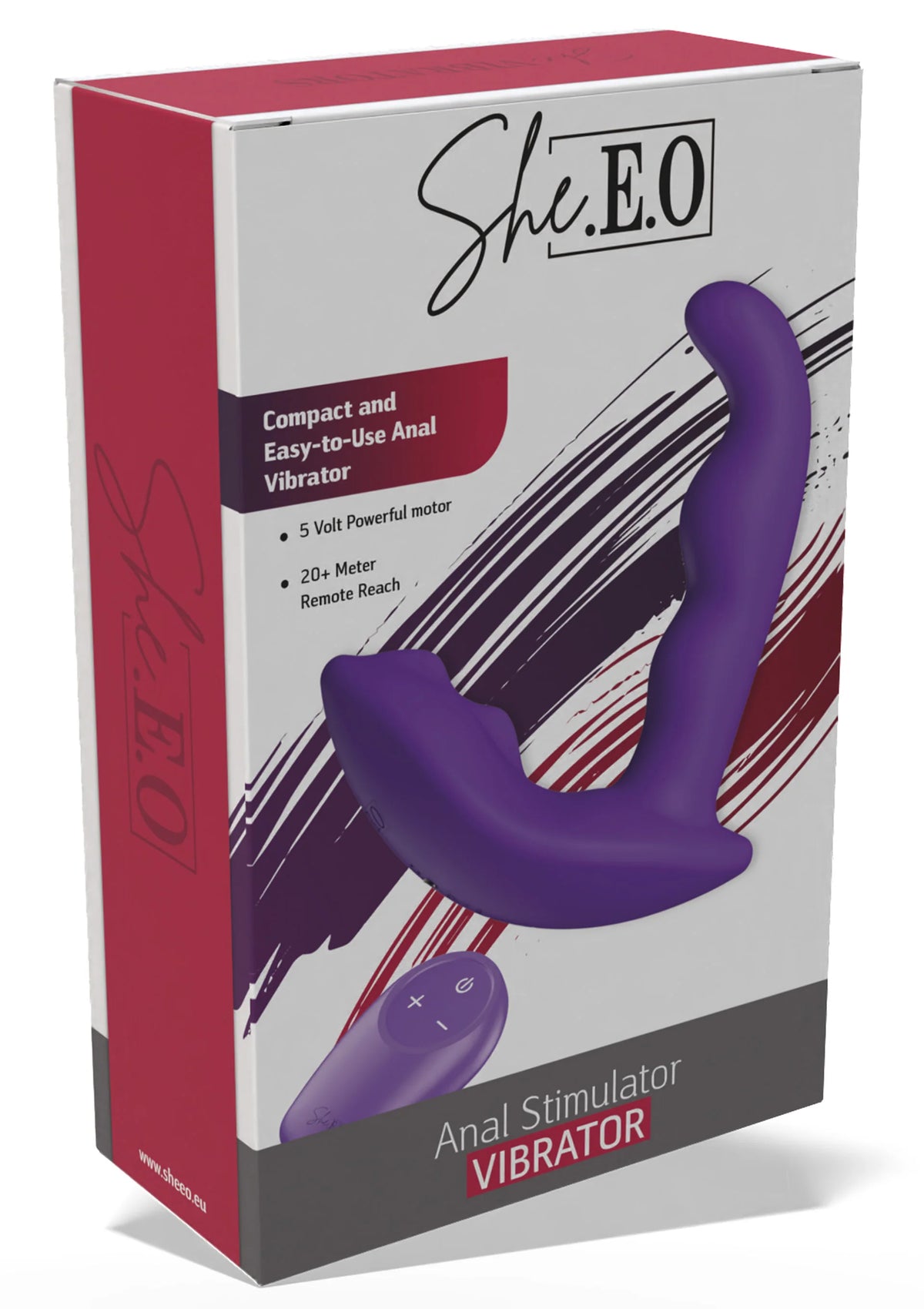 Bestel: Anal Stimulator Vibrator by She.E.O. - bij Happytoys: de erotische sex webshop | liever Happy dan Easy ⭐⭐⭐⭐⭐