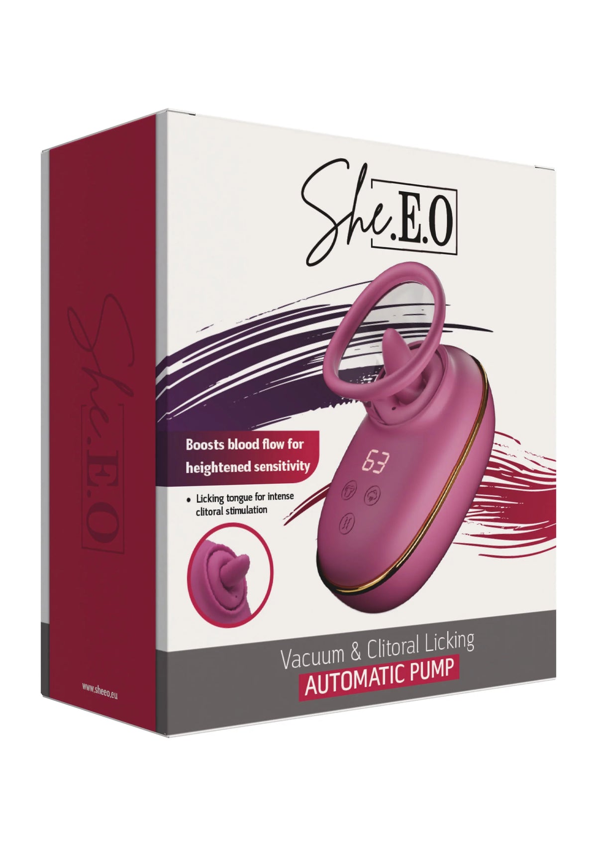Bestel: Licking Clitoral Automatic Pump by She.E.O. - bij Happytoys: de erotische sex webshop | liever Happy dan Easy ⭐⭐⭐⭐⭐