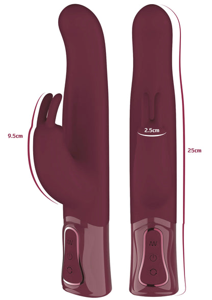 Bestel: Rotating & Vibrating Thick Rabbit Vibrator - bij Happytoys: de erotische sex webshop | liever Happy dan Easy ⭐⭐⭐⭐⭐