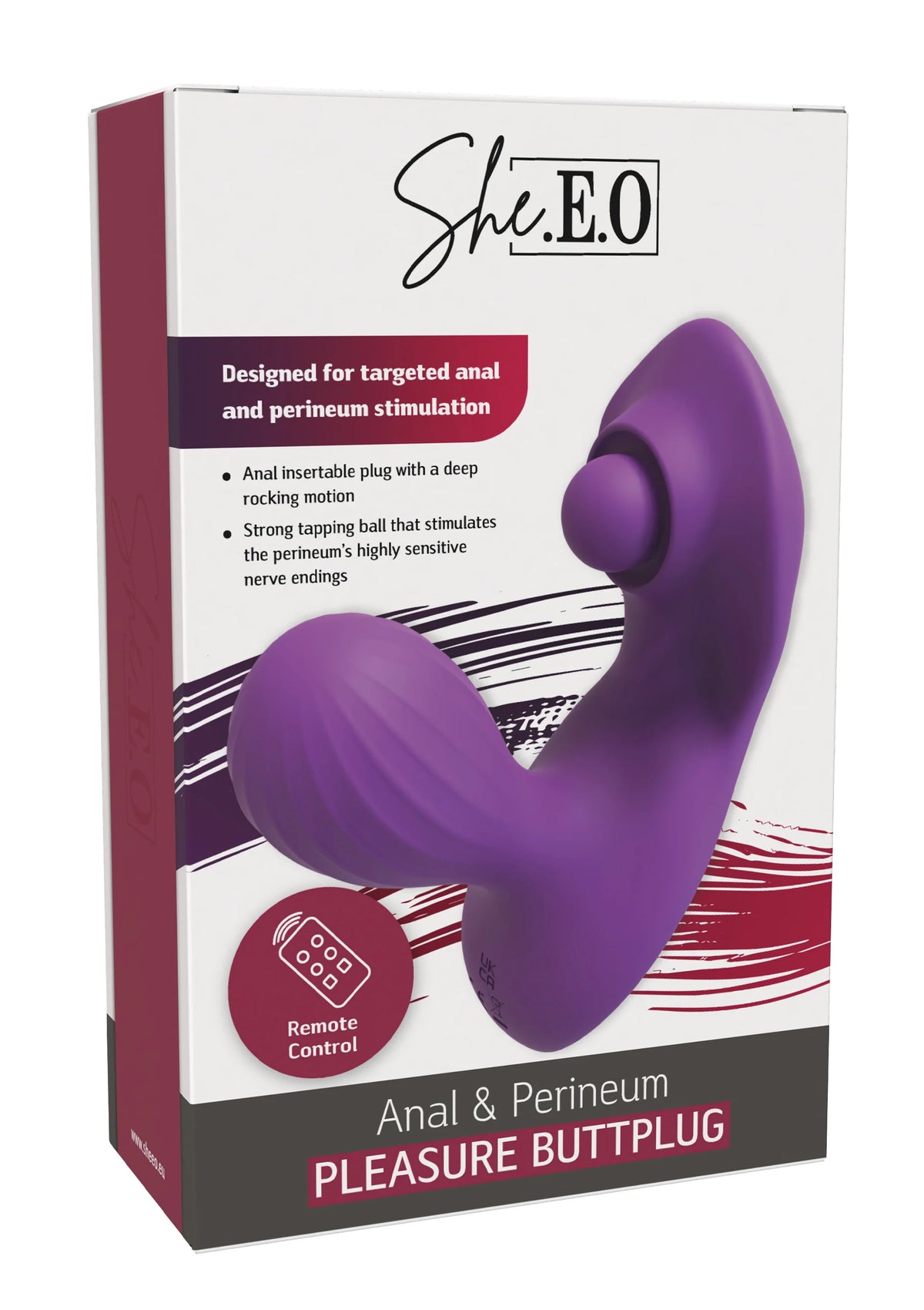 Bestel: Anal & Perineum Stimulator by She. E.O. - bij Happytoys: de erotische sex webshop | liever Happy dan Easy ⭐⭐⭐⭐⭐