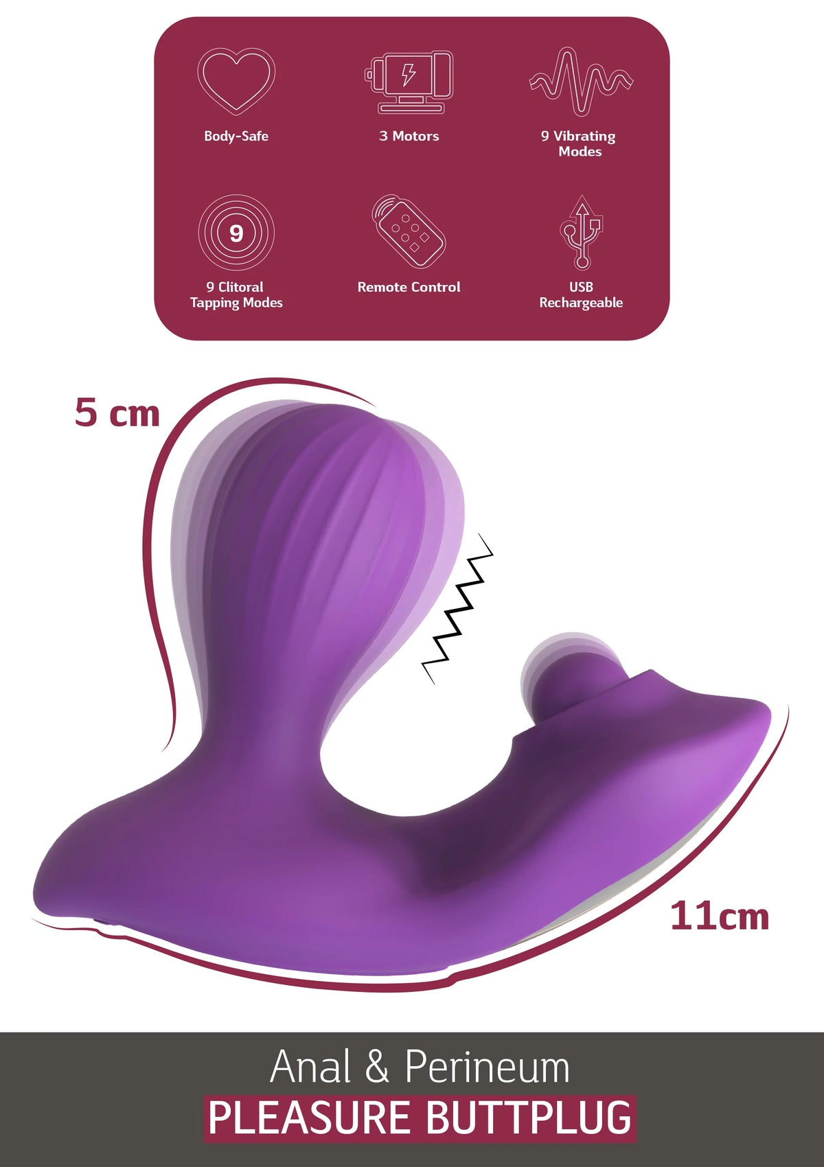 Bestel: Anal & Perineum Stimulator by She. E.O. - bij Happytoys: de erotische sex webshop | liever Happy dan Easy ⭐⭐⭐⭐⭐