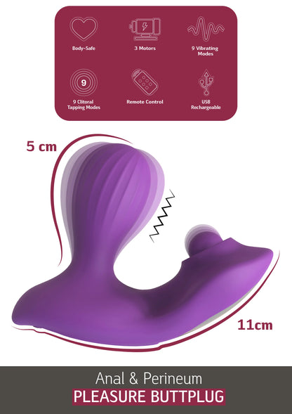 Bestel: Anal & Perineum Stimulator by She. E.O. - bij Happytoys: de erotische sex webshop | liever Happy dan Easy ⭐⭐⭐⭐⭐