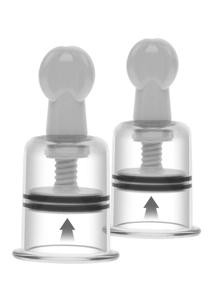 Bestel: Nipple & Clitoral Suckers S/M by She.E.O. - bij Happytoys: de erotische sex webshop | liever Happy dan Easy ⭐⭐⭐⭐⭐ - Default Title - 20250 - WHITE