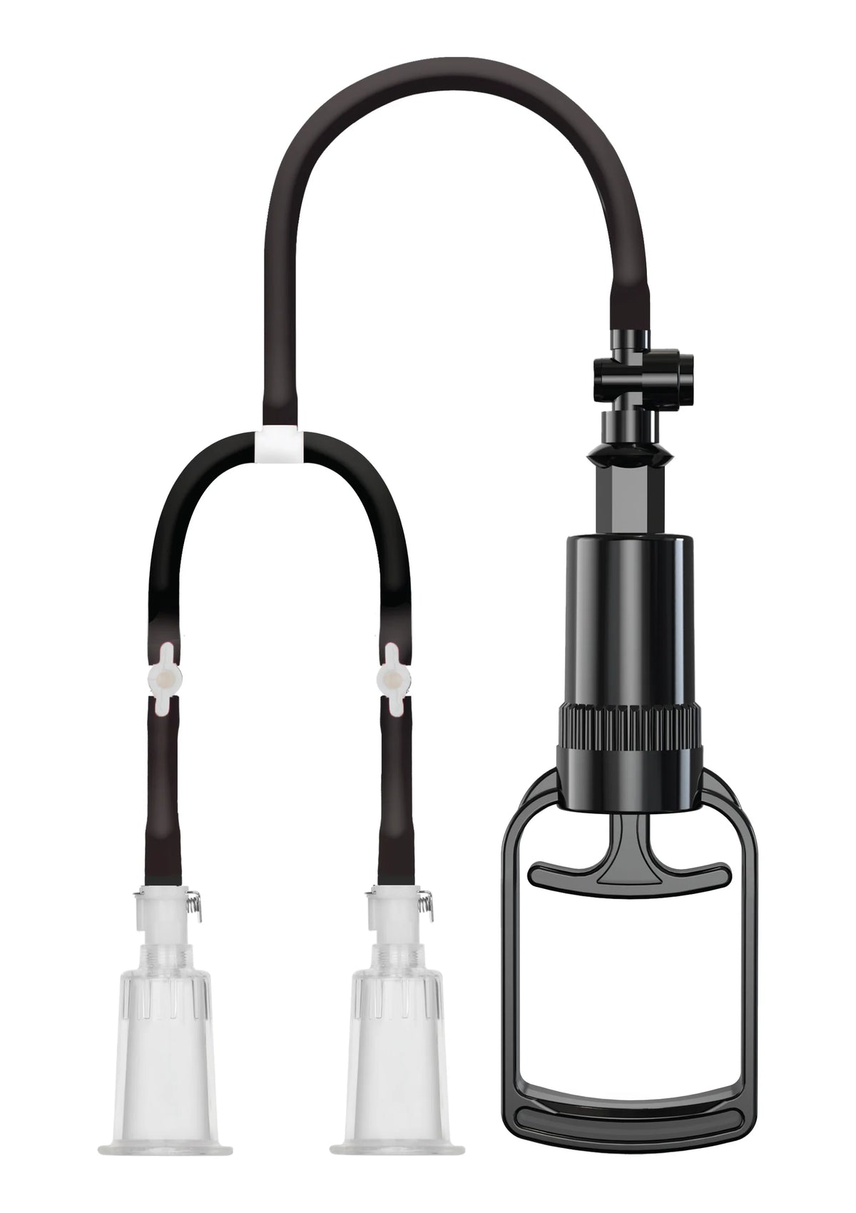 Bestel: Vacuum Nipple Pleasure Pump M/L by She.E.O. - bij Happytoys: de erotische sex webshop | liever Happy dan Easy ⭐⭐⭐⭐⭐ - Default Title - 20253 - BLACK