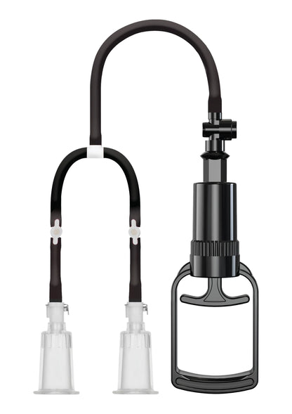 Bestel: Vacuum Nipple Pleasure Pump M/L by She.E.O. - bij Happytoys: de erotische sex webshop | liever Happy dan Easy ⭐⭐⭐⭐⭐ - Default Title - 20253 - BLACK