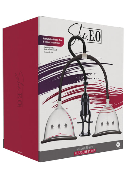 Bestel: Vacuum Breast Pleasure Pump M/L by She.E.O. - bij Happytoys: de erotische sex webshop | liever Happy dan Easy ⭐⭐⭐⭐⭐