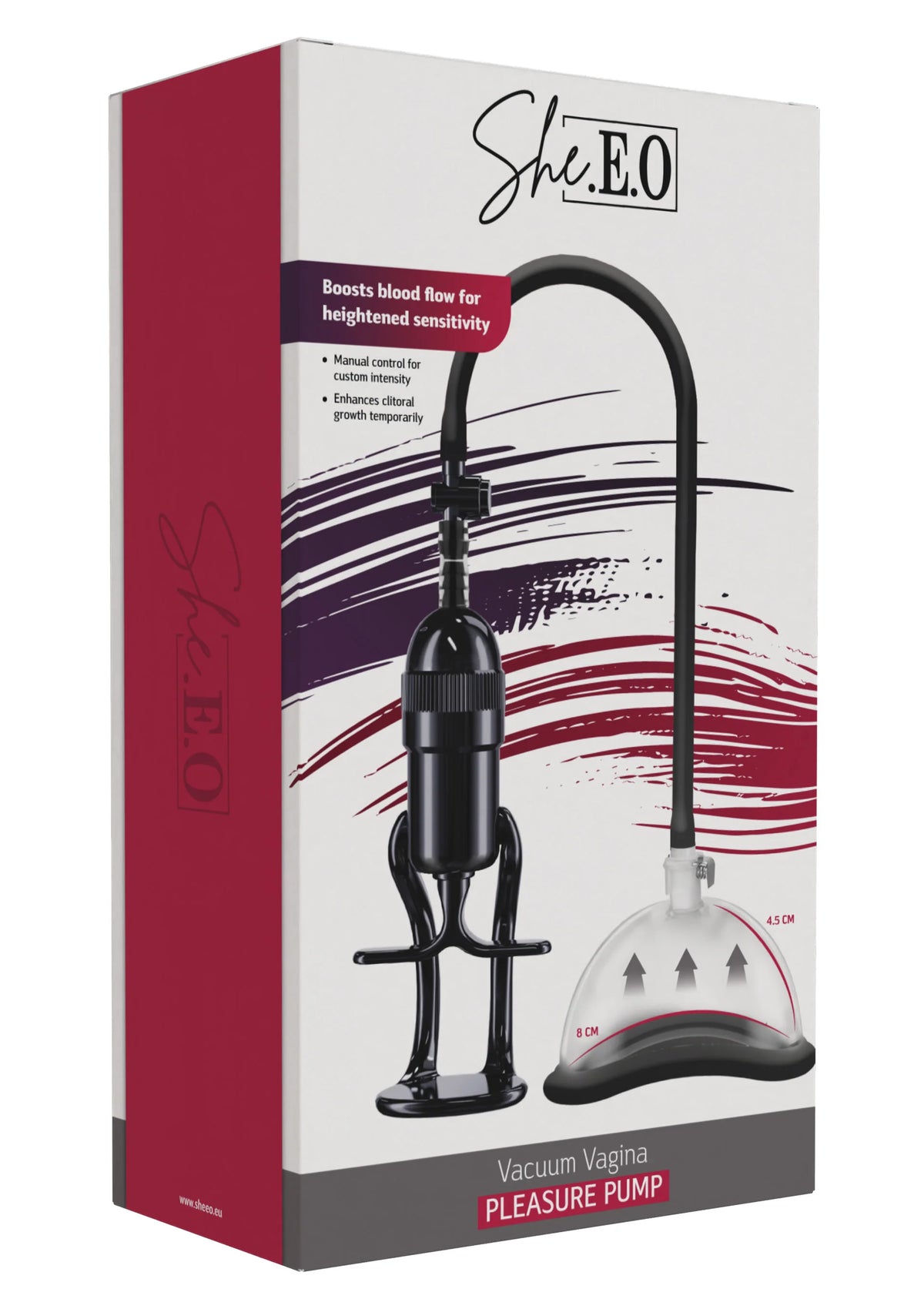 Bestel: Vacuum Vagina Pleasure Pump by She.E.O. - bij Happytoys: de erotische sex webshop | liever Happy dan Easy ⭐⭐⭐⭐⭐