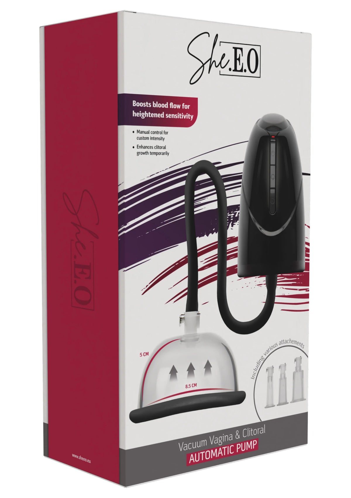 Bestel: Vacuum Vagina & Clitoral Automatic Pump by She.E.O. - bij Happytoys: de erotische sex webshop | liever Happy dan Easy ⭐⭐⭐⭐⭐