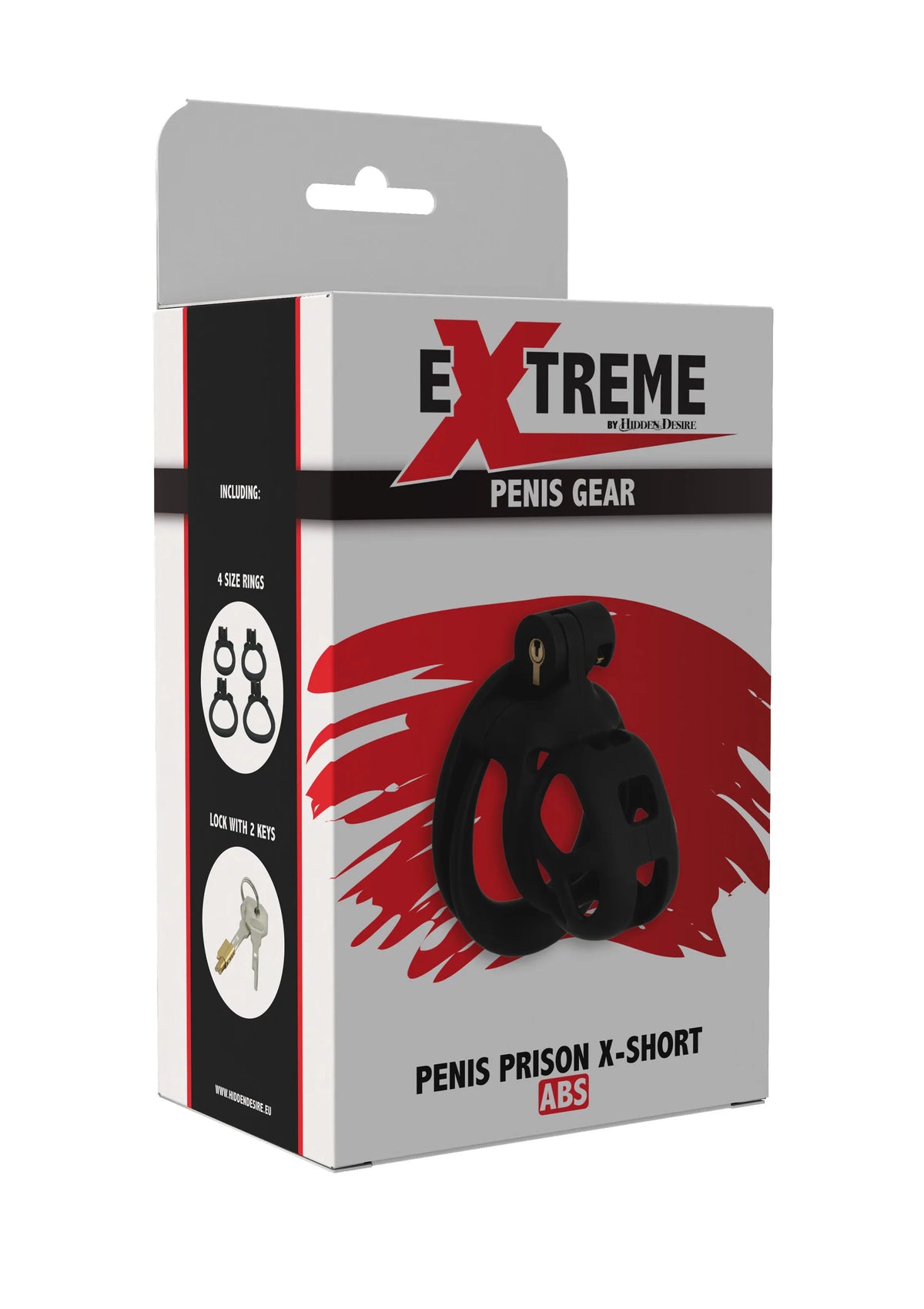 Bestel: Penis Prison Cock Cage X - Short by Hidden Desire - bij Happytoys: de erotische sex webshop | liever Happy dan Easy ⭐⭐⭐⭐⭐