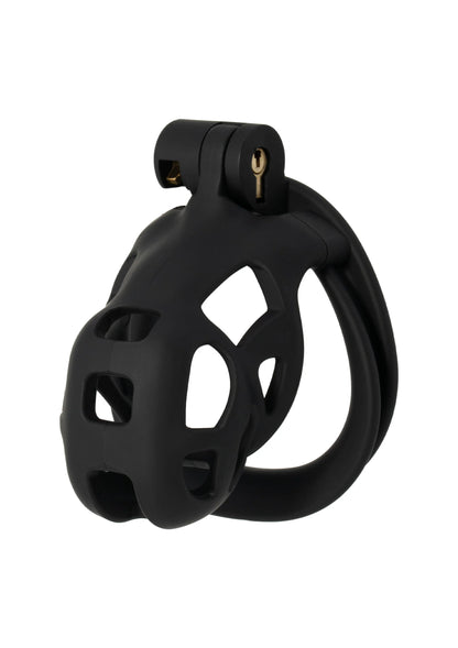 Bestel: Penis Prison Cock Cage Short by Hidden Desire - bij Happytoys: de erotische sex webshop | liever Happy dan Easy ⭐⭐⭐⭐⭐ - Zwart - 20351 - BLACK