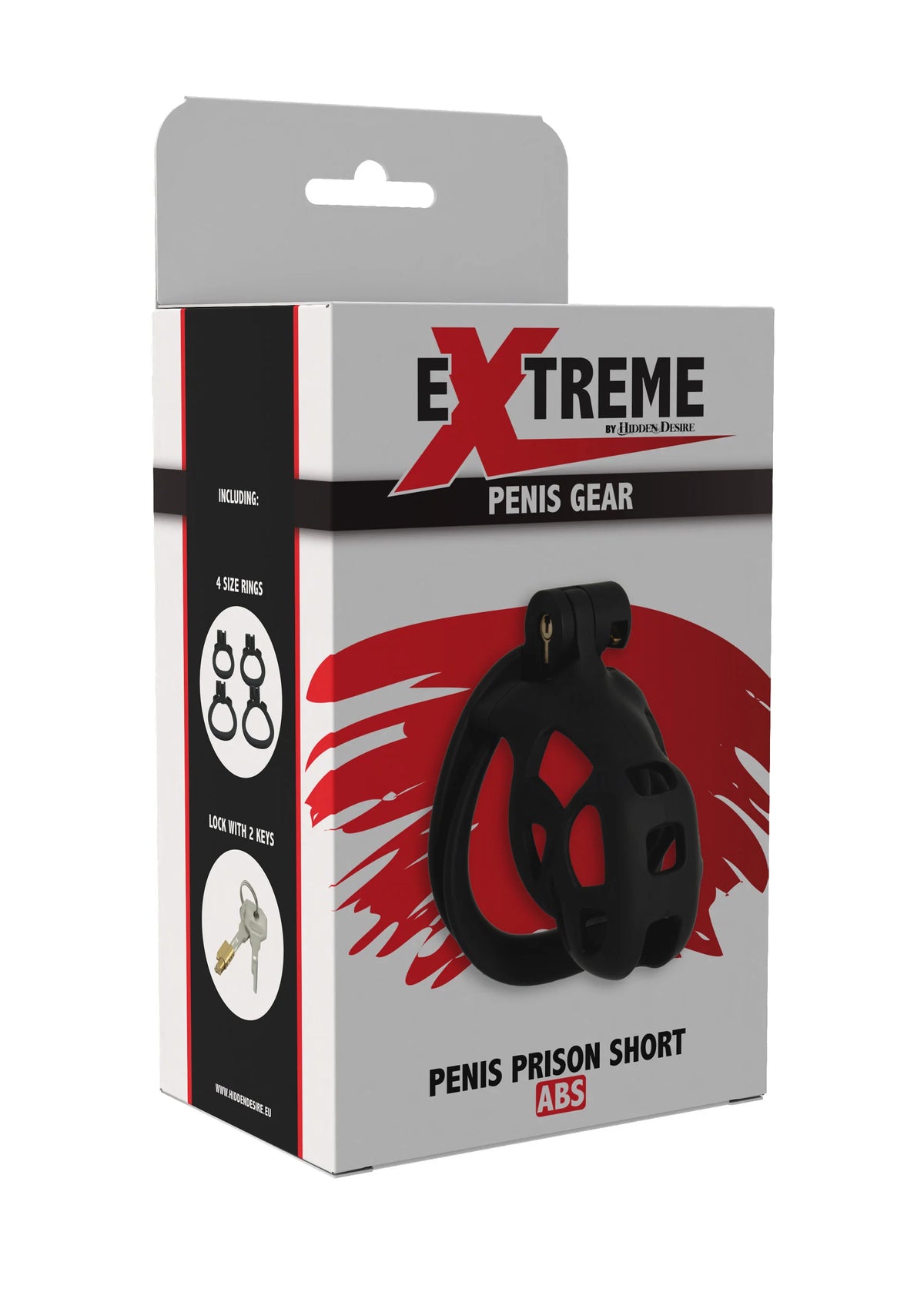 Bestel: Penis Prison Cock Cage Short by Hidden Desire - bij Happytoys: de erotische sex webshop | liever Happy dan Easy ⭐⭐⭐⭐⭐