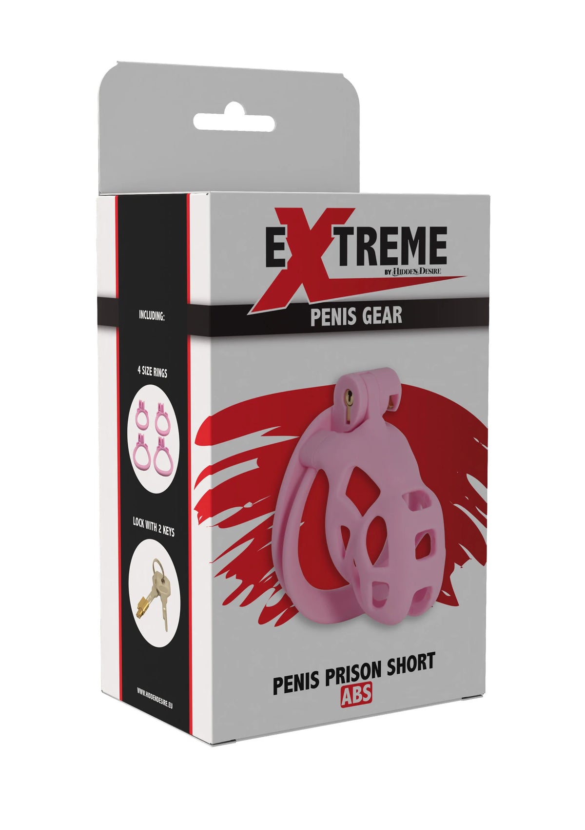 Bestel: Penis Prison Cock Cage Short by Hidden Desire - bij Happytoys: de erotische sex webshop | liever Happy dan Easy ⭐⭐⭐⭐⭐