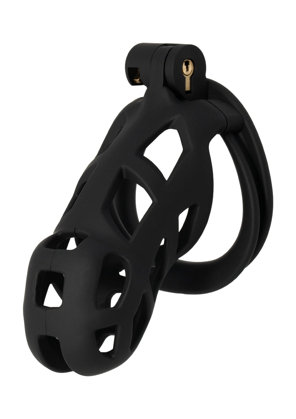 Bestel: Penis Prison Cock Cage Long by Hidden Desire - bij Happytoys: de erotische sex webshop | liever Happy dan Easy ⭐⭐⭐⭐⭐ - Zwart - 20353 - BLACK