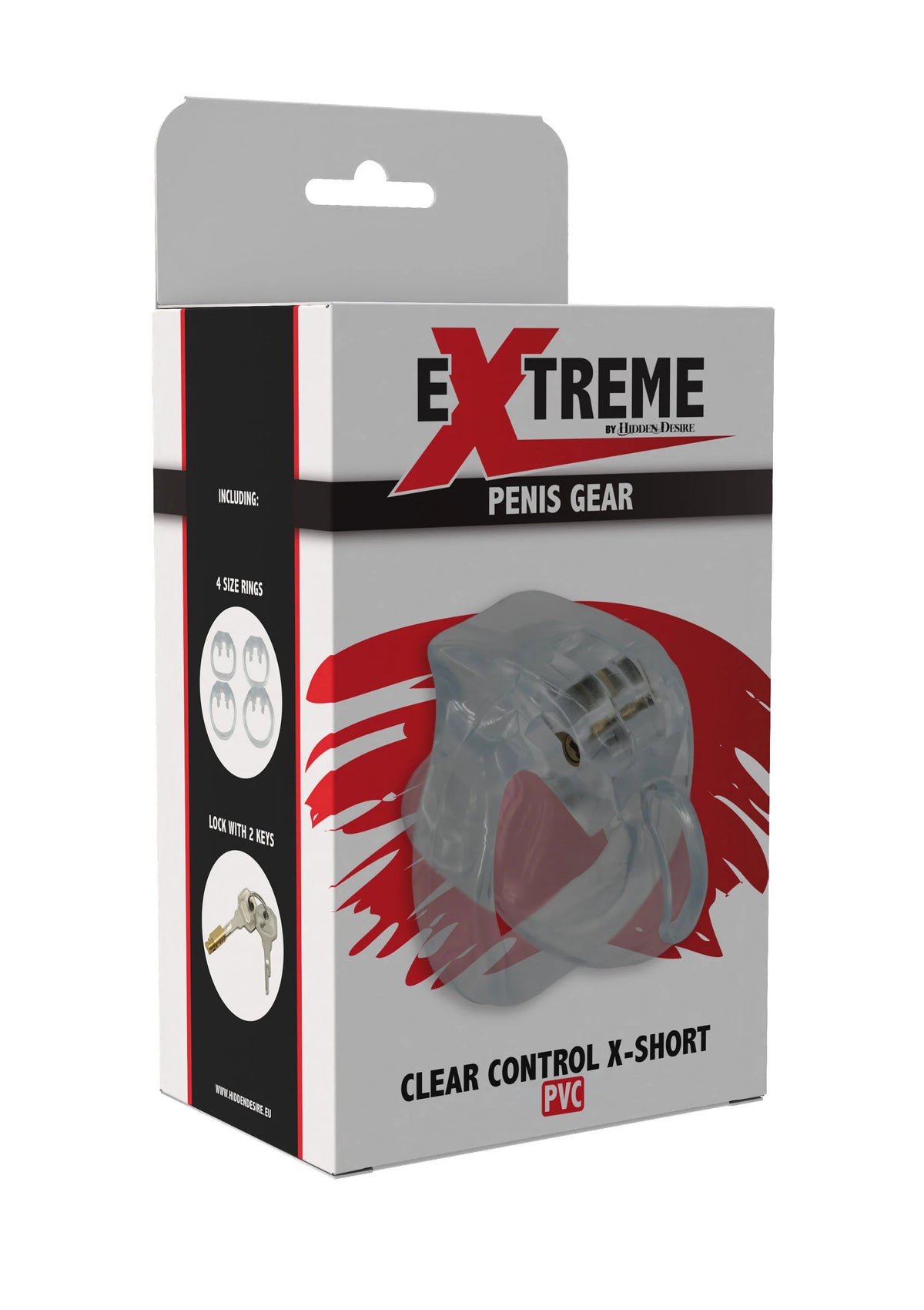 Bestel: Clear Control Cock Cage X - Short by Hidden Desire - Kuisheidsgordels bij Happytoys: de erotische sex webshop | liever Happy dan Easy ⭐⭐⭐⭐⭐