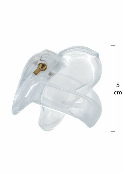Bestel: Clear Control Cock Cage X - Short by Hidden Desire - Kuisheidsgordels bij Happytoys: de erotische sex webshop | liever Happy dan Easy ⭐⭐⭐⭐⭐