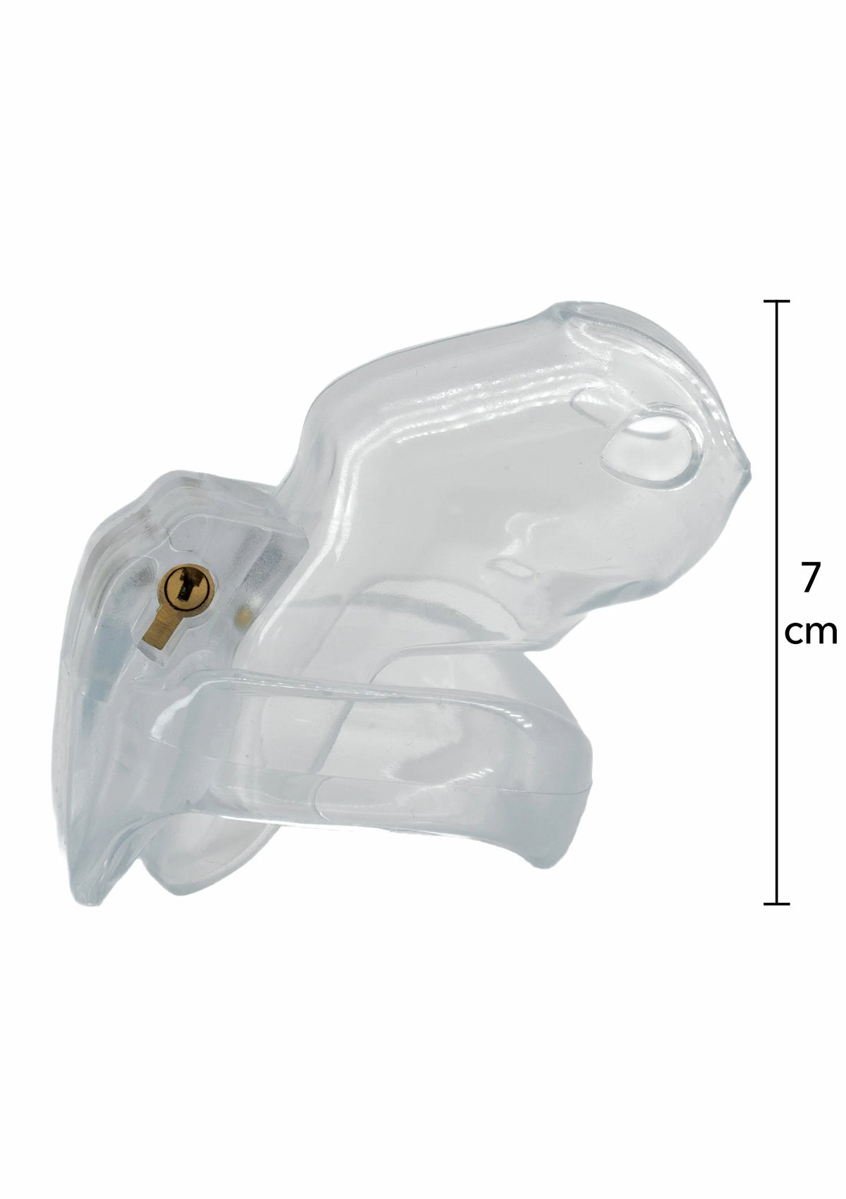 Bestel: Clear Control Cock Cage Short by Hidden Desire - bij Happytoys: de erotische sex webshop | liever Happy dan Easy ⭐⭐⭐⭐⭐