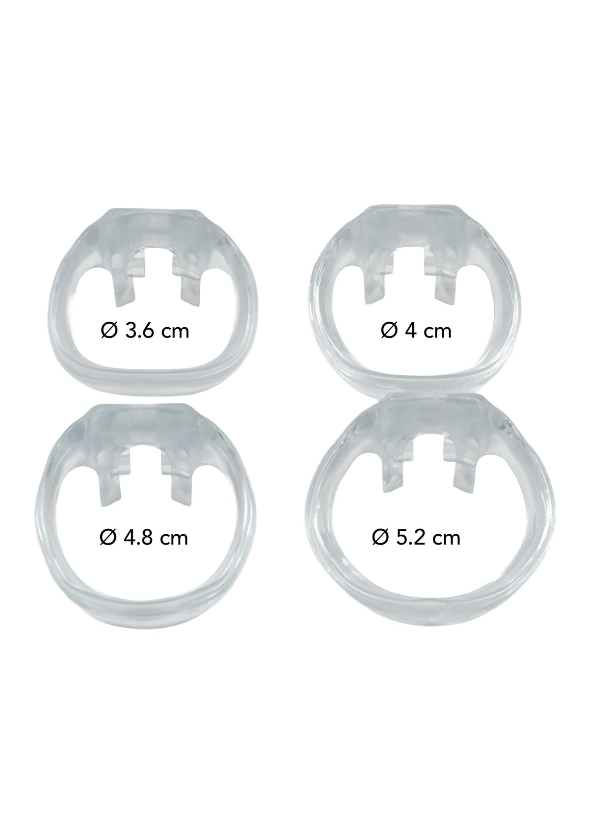 Bestel: Clear Control Cock Cage Short by Hidden Desire - bij Happytoys: de erotische sex webshop | liever Happy dan Easy ⭐⭐⭐⭐⭐