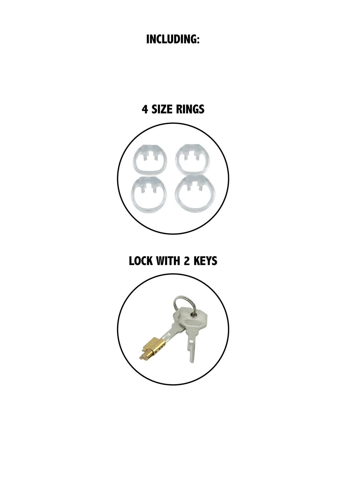 Bestel: Clear Control Cock Cage Short by Hidden Desire - bij Happytoys: de erotische sex webshop | liever Happy dan Easy ⭐⭐⭐⭐⭐ - Default Title - 20356 - CLEAR