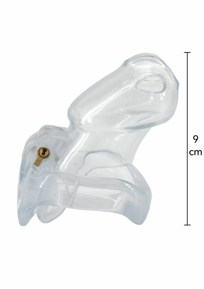 Bestel: Clear Control Cock Cage Long by Hidden Desire - bij Happytoys: de erotische sex webshop | liever Happy dan Easy ⭐⭐⭐⭐⭐