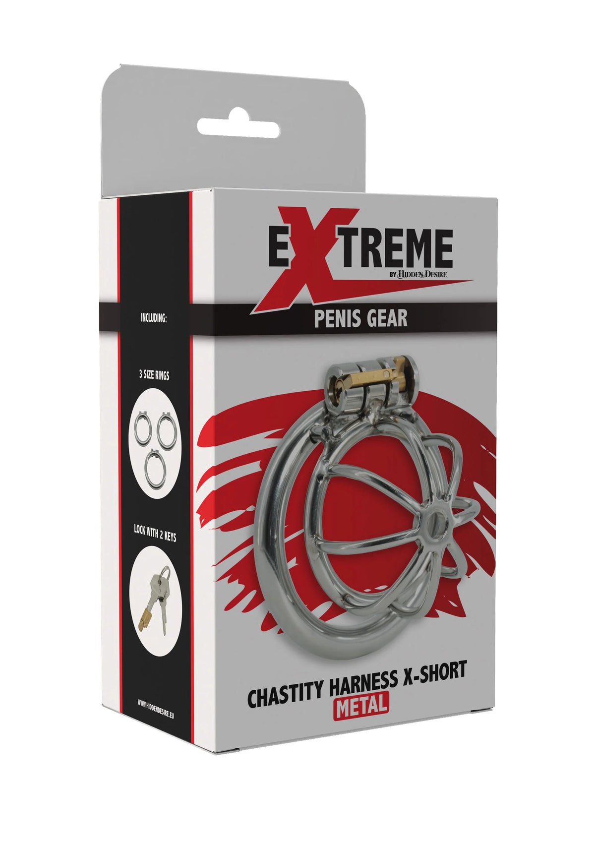 Bestel: Chestity Cock Harness X - Short by Hidden Desire - bij Happytoys: de erotische sex webshop | liever Happy dan Easy ⭐⭐⭐⭐⭐