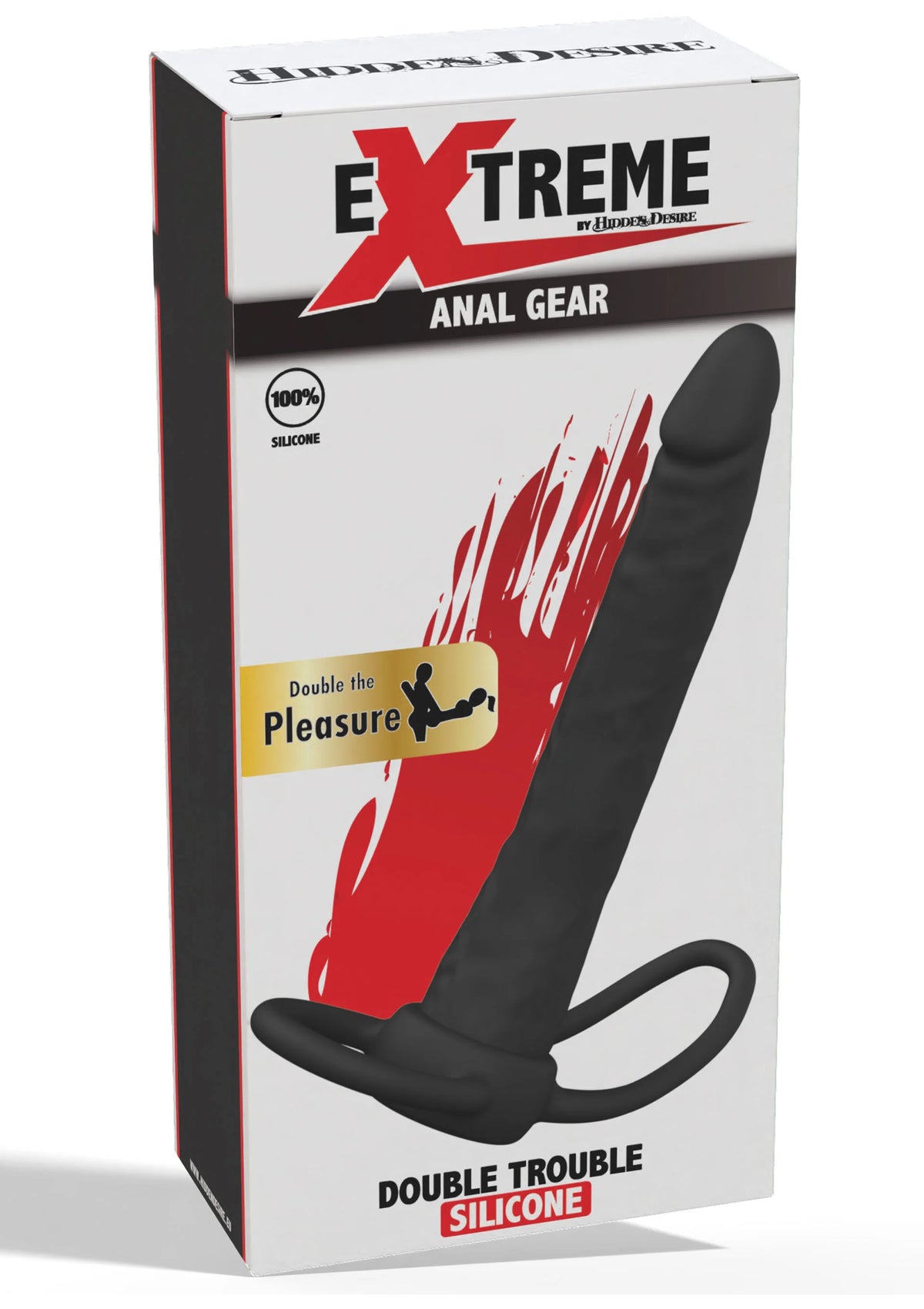 Bestel: Extreme Double Trouble Anal Penetrator by Hidden Desire - bij Happytoys: de erotische sex webshop | liever Happy dan Easy ⭐⭐⭐⭐⭐