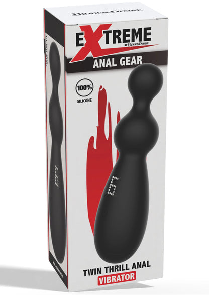 Bestel: Twin Thrill Anal Vibrator by Hidden Desire Extreme - bij Happytoys: de erotische sex webshop | liever Happy dan Easy ⭐⭐⭐⭐⭐
