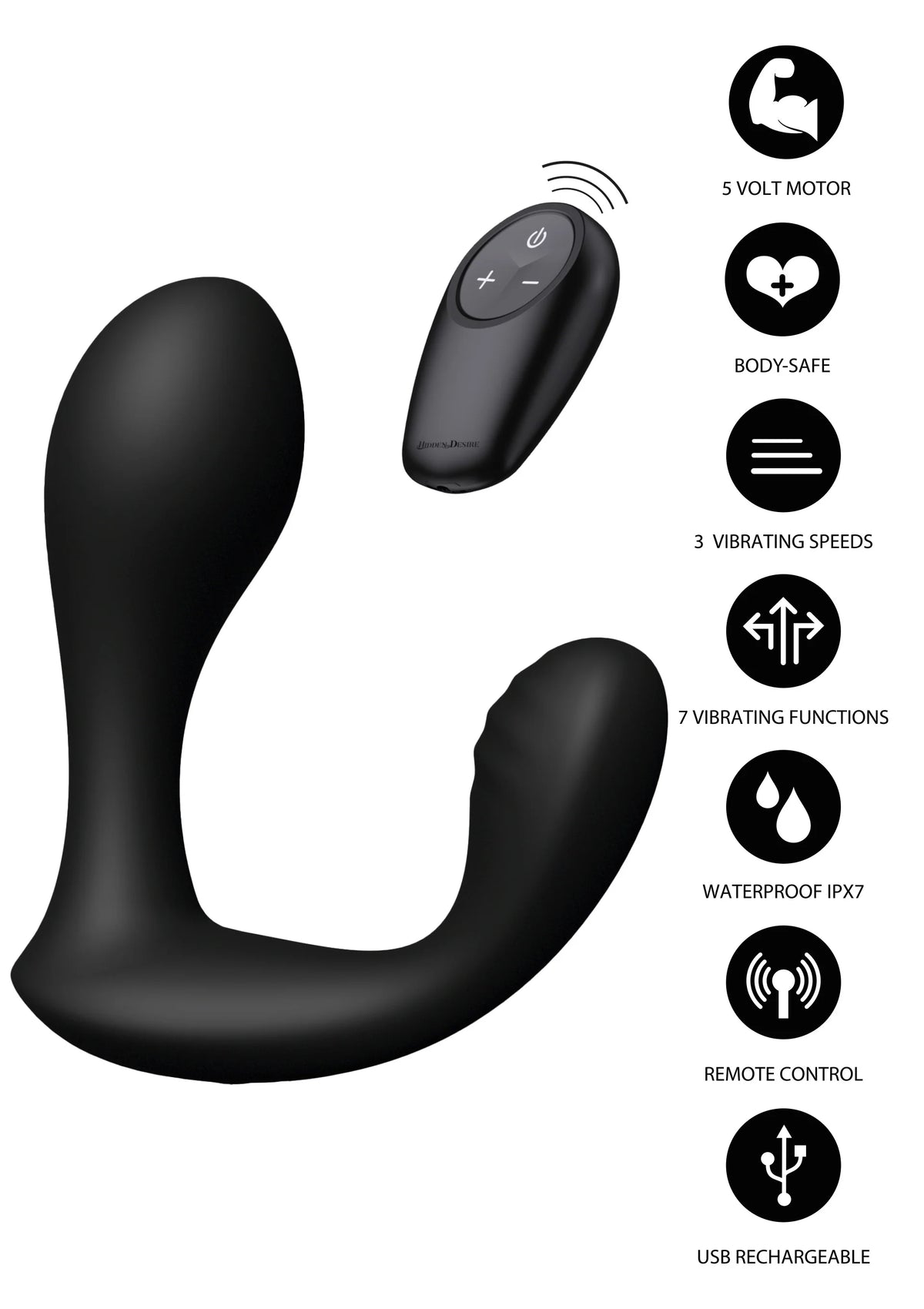 Bestel: Bullseye Prostate Plug Extreme by Hidden Desire - bij Happytoys: de erotische sex webshop | liever Happy dan Easy ⭐⭐⭐⭐⭐