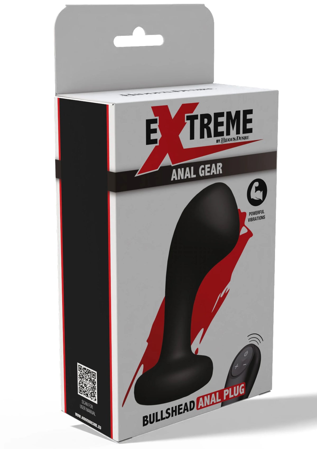 Bestel: Bullshead Power Anal Plug by Hidden Desire - bij Happytoys: de erotische sex webshop | liever Happy dan Easy ⭐⭐⭐⭐⭐