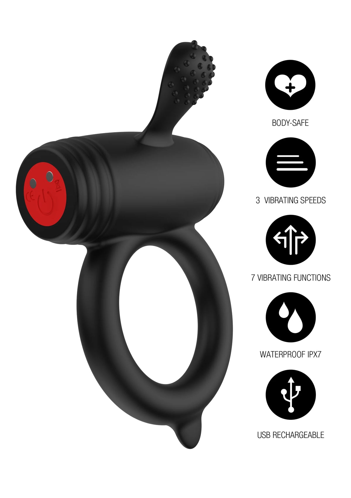 Bestel: Excellence Power Pro C - Ring by Hidden Desire - bij Happytoys: de erotische sex webshop | liever Happy dan Easy ⭐⭐⭐⭐⭐