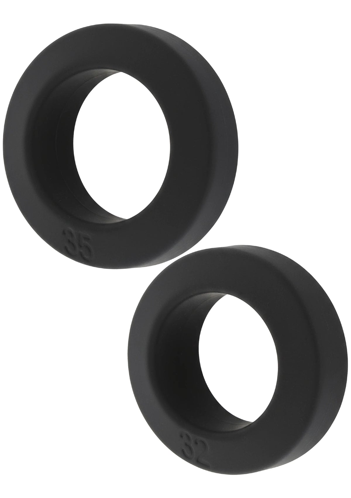 Bestel: Double Stackers C - Rings 2 Pcs Set by Hiden Desire - bij Happytoys: de erotische sex webshop | liever Happy dan Easy ⭐⭐⭐⭐⭐ - L - 20506 - BLACK - L