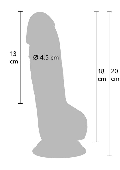 Bestel: Realistic Dildo PVC 18 cm by Hidden Desire - bij Happytoys: de erotische sex webshop | liever Happy dan Easy ⭐⭐⭐⭐⭐