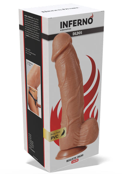 Bestel: Realistic Dildo PVC 28 cm by Hidden Desire - bij Happytoys: de erotische sex webshop | liever Happy dan Easy ⭐⭐⭐⭐⭐