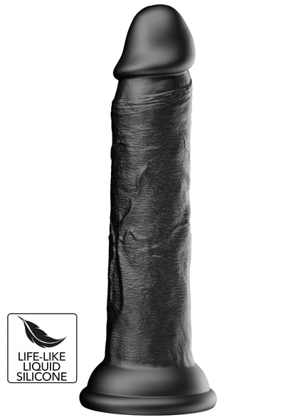 Bestel: Realistic Dong Liquid Silicone 17 cm by Hidden Desire - bij Happytoys: de erotische sex webshop | liever Happy dan Easy ⭐⭐⭐⭐⭐ - Zwart - 20710 - BLACK