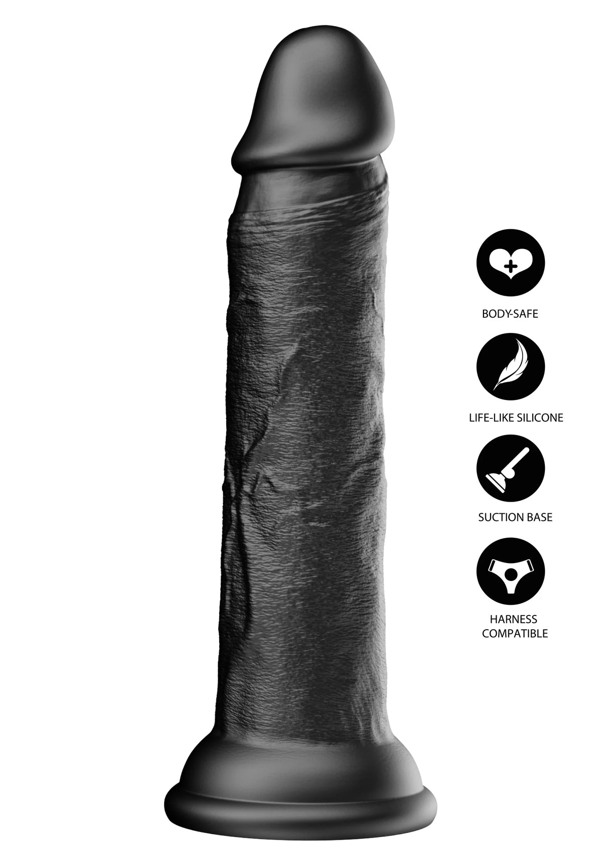Bestel: Realistic Dong Liquid Silicone 19 cm by Hidden Desire - bij Happytoys: de erotische sex webshop | liever Happy dan Easy ⭐⭐⭐⭐⭐