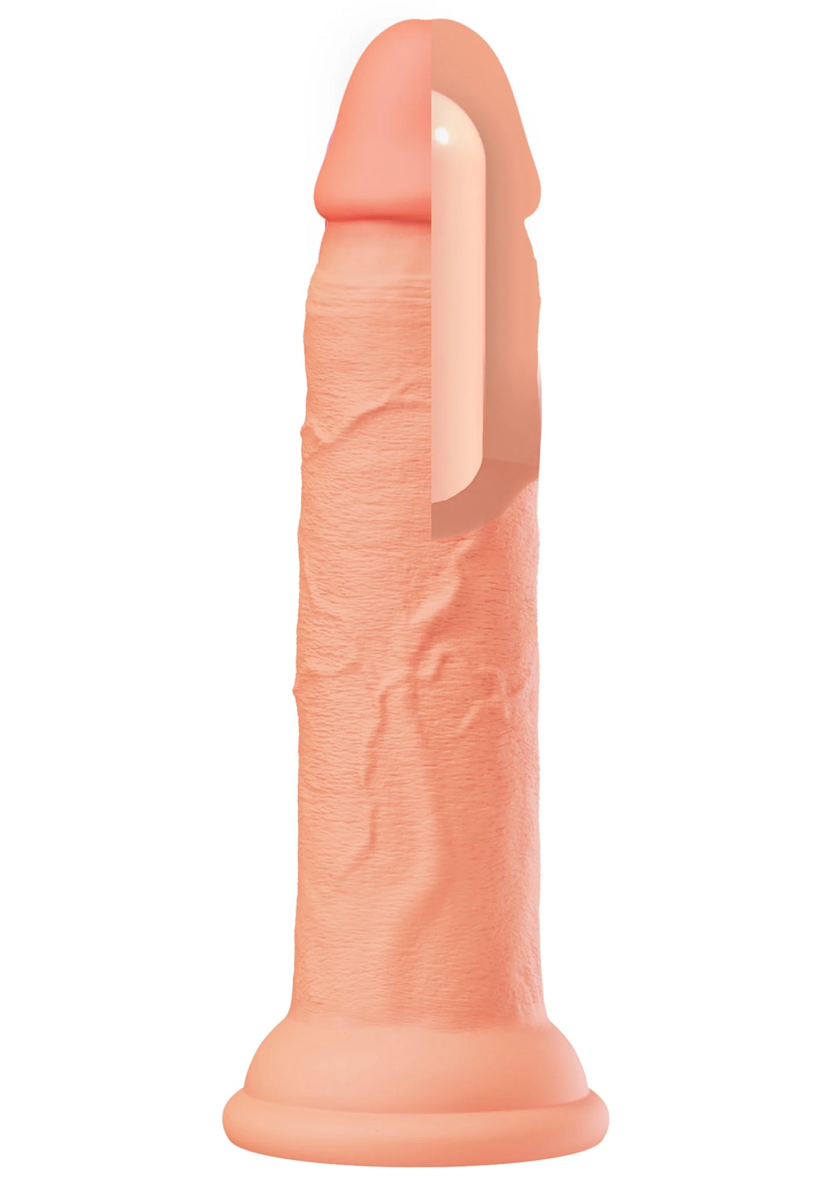 Bestel: Realistic Dong Liquid Silicone 19 cm by Hidden Desire - bij Happytoys: de erotische sex webshop | liever Happy dan Easy ⭐⭐⭐⭐⭐