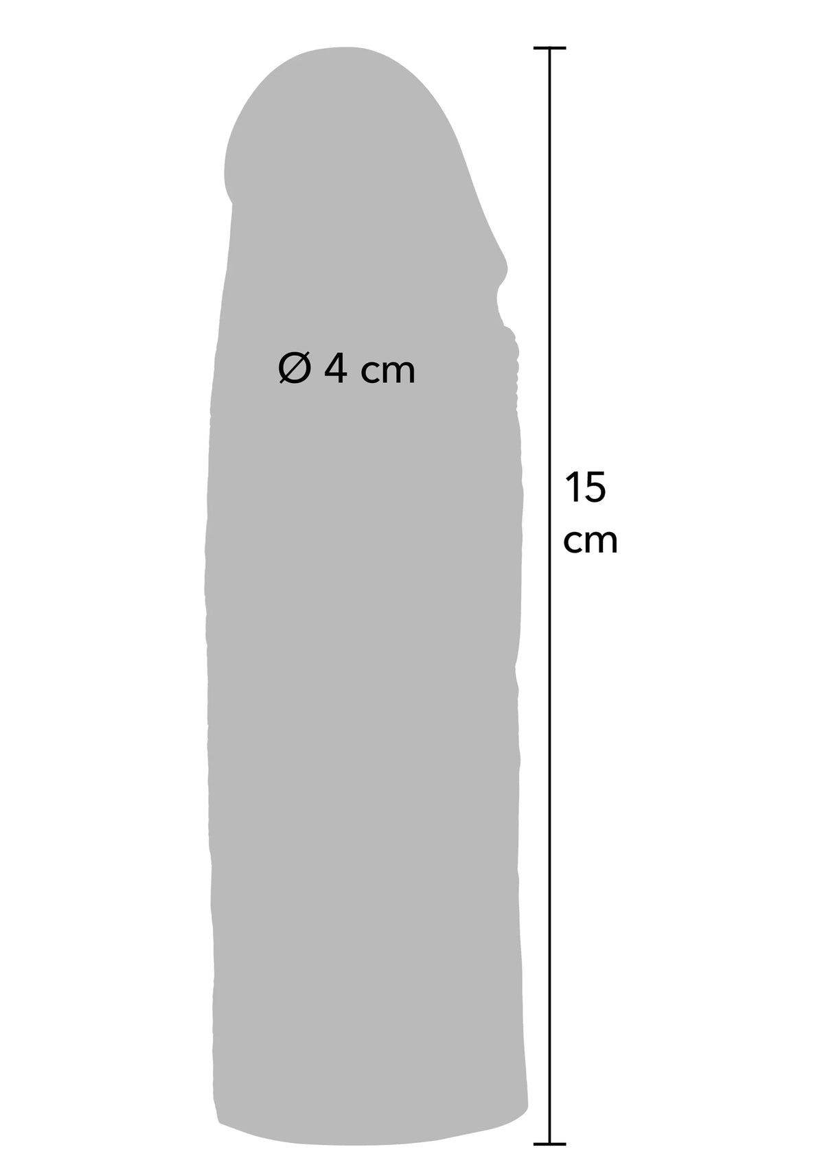 Bestel: Penis Sleeve Liquid Silicone 15 cm by Hidden Desire - bij Happytoys: de erotische sex webshop | liever Happy dan Easy ⭐⭐⭐⭐⭐ - Default Title - 20720 - SKIN