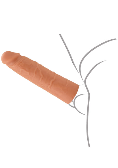 Bestel: Penis Sleeve Liquid Silicone 20 cm by Hidden Desire - bij Happytoys: de erotische sex webshop | liever Happy dan Easy ⭐⭐⭐⭐⭐