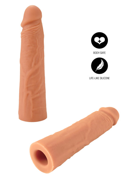 Bestel: Penis Sleeve Liquid Silicone 20 cm by Hidden Desire - bij Happytoys: de erotische sex webshop | liever Happy dan Easy ⭐⭐⭐⭐⭐