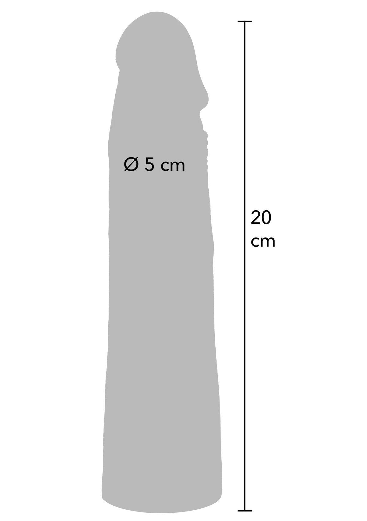 Bestel: Penis Sleeve Liquid Silicone 20 cm by Hidden Desire - bij Happytoys: de erotische sex webshop | liever Happy dan Easy ⭐⭐⭐⭐⭐