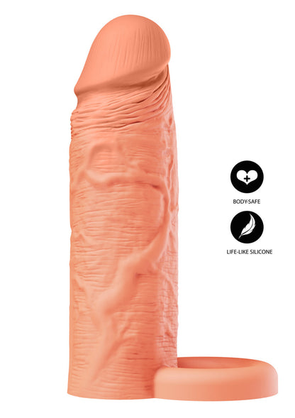 Bestel: Penis Sleeve Liquid Silicone Ring 15 cm by Hidden Desire Inferno - bij Happytoys: de erotische sex webshop | liever Happy dan Easy ⭐⭐⭐⭐⭐