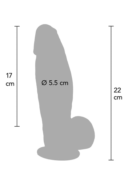 Bestel: Ultra Realistic Dildo Silicone 22 cm by Hidden Desire - bij Happytoys: de erotische sex webshop | liever Happy dan Easy ⭐⭐⭐⭐⭐