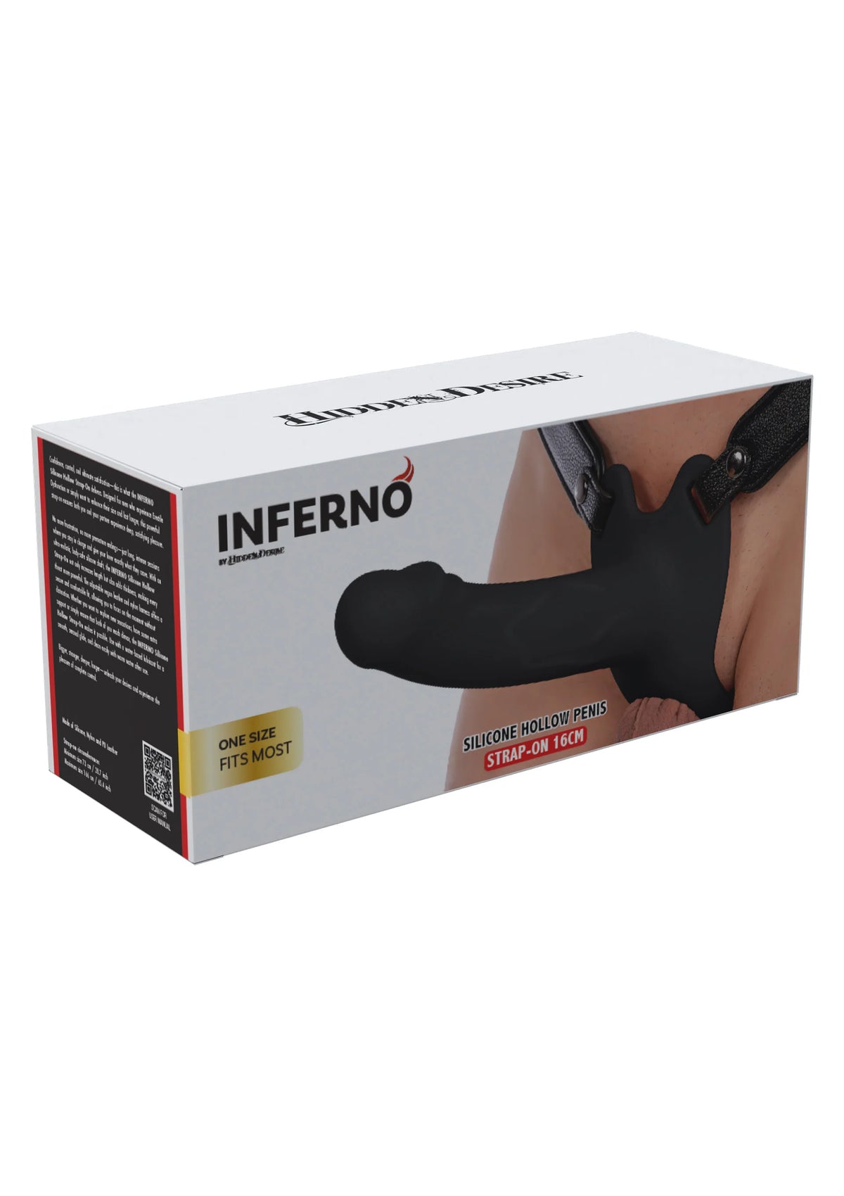Bestel: Hollow Penis Strapon 16cm Skin by Hidden Desire - bij Happytoys: de erotische sex webshop | liever Happy dan Easy ⭐⭐⭐⭐⭐