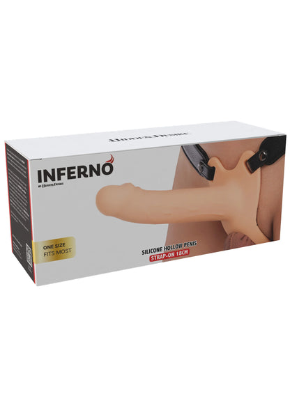 Bestel: Hollow Penis Strapon 18cm Skin by Hidden Desire - bij Happytoys: de erotische sex webshop | liever Happy dan Easy ⭐⭐⭐⭐⭐