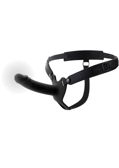 Bestel: Hollow Penis Strapon Vibrating 16cm Black by Hidden Desire - bij Happytoys: de erotische sex webshop | liever Happy dan Easy ⭐⭐⭐⭐⭐