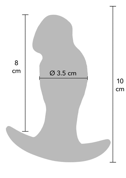 Bestel: Realistic Buttplug Liquid Silicone 10 cm by Hidden Desire - bij Happytoys: de erotische sex webshop | liever Happy dan Easy ⭐⭐⭐⭐⭐