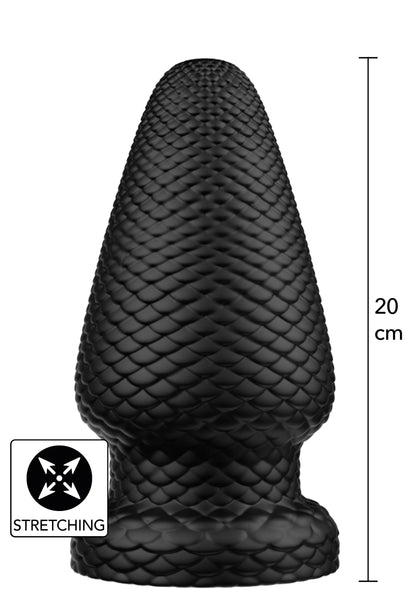 Bestel: Giant Dragon Butt Plug PVC XL by Hidden Desire Extreme - bij Happytoys: de erotische sex webshop | liever Happy dan Easy ⭐⭐⭐⭐⭐ - Default Title - 21236 - BLACK