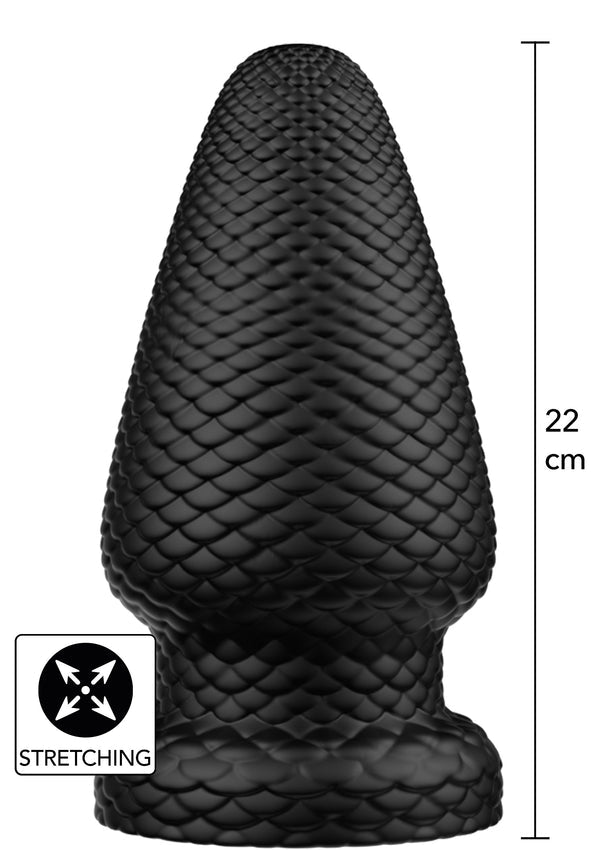 Bestel: Giant Dragon Butt Plug PVC XXL by Hidden Desire Extreme - bij Happytoys: de erotische sex webshop | liever Happy dan Easy ⭐⭐⭐⭐⭐ - Default Title - 21237 - BLACK