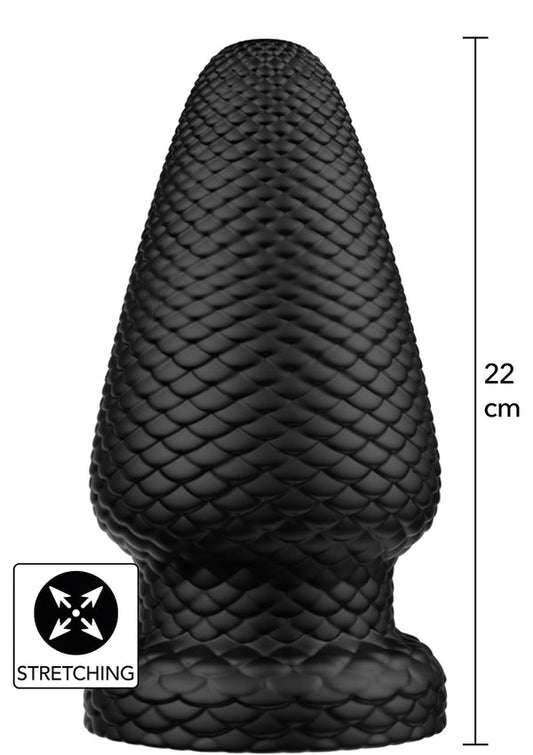 Bestel: Giant Dragon Butt Plug PVC XXL by Hidden Desire Extreme - bij Happytoys: de erotische sex webshop | liever Happy dan Easy ⭐⭐⭐⭐⭐ - Default Title - 21237 - BLACK